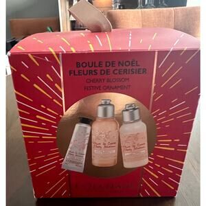 L'Occitane Cherry Blossom Festive Bauble Holiday Ornament Gift Set